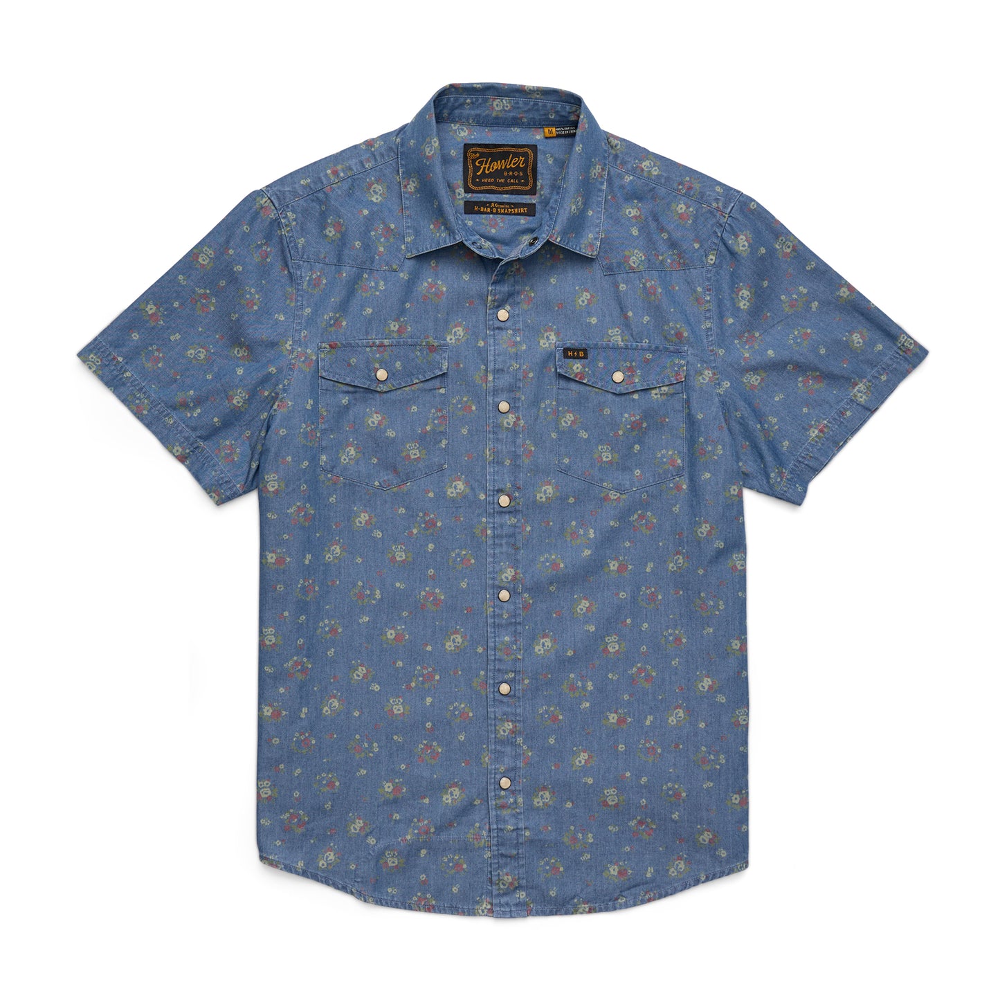 H Bar B Snapshirt Bouquets : Washed Indigo