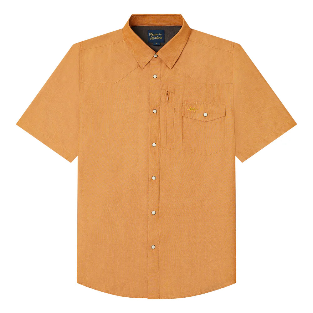 Western Field Shirt - Short Sleeve - Burnt Orange