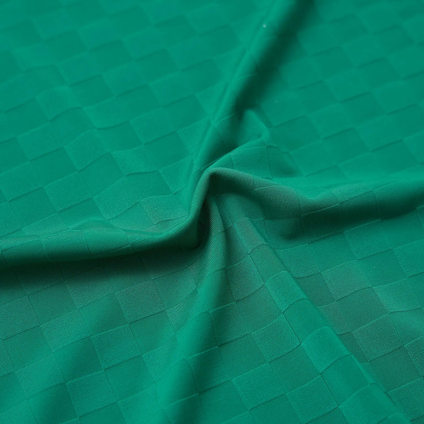 Close-up of green textured fabric
