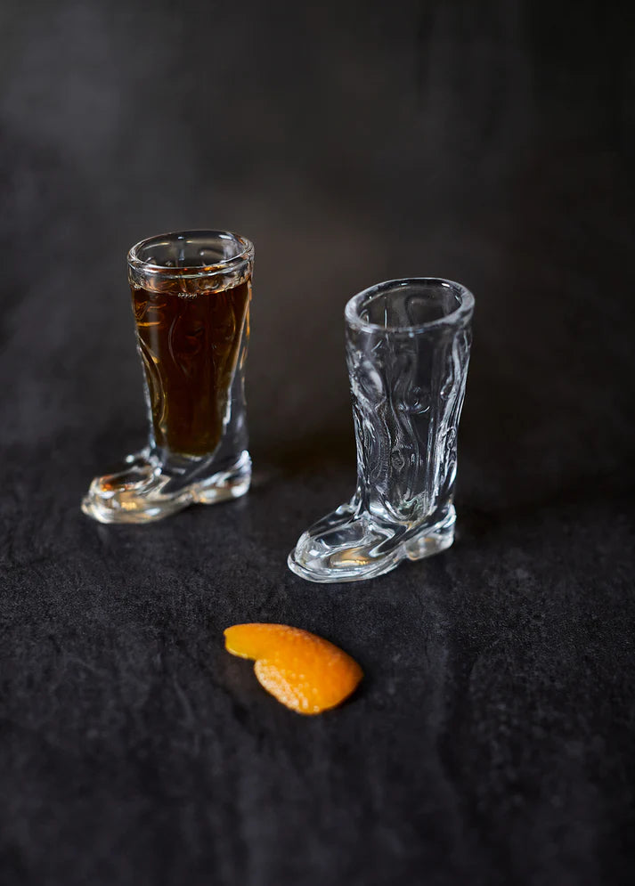 Set of 2 Cowboy Boot Shot Glasses