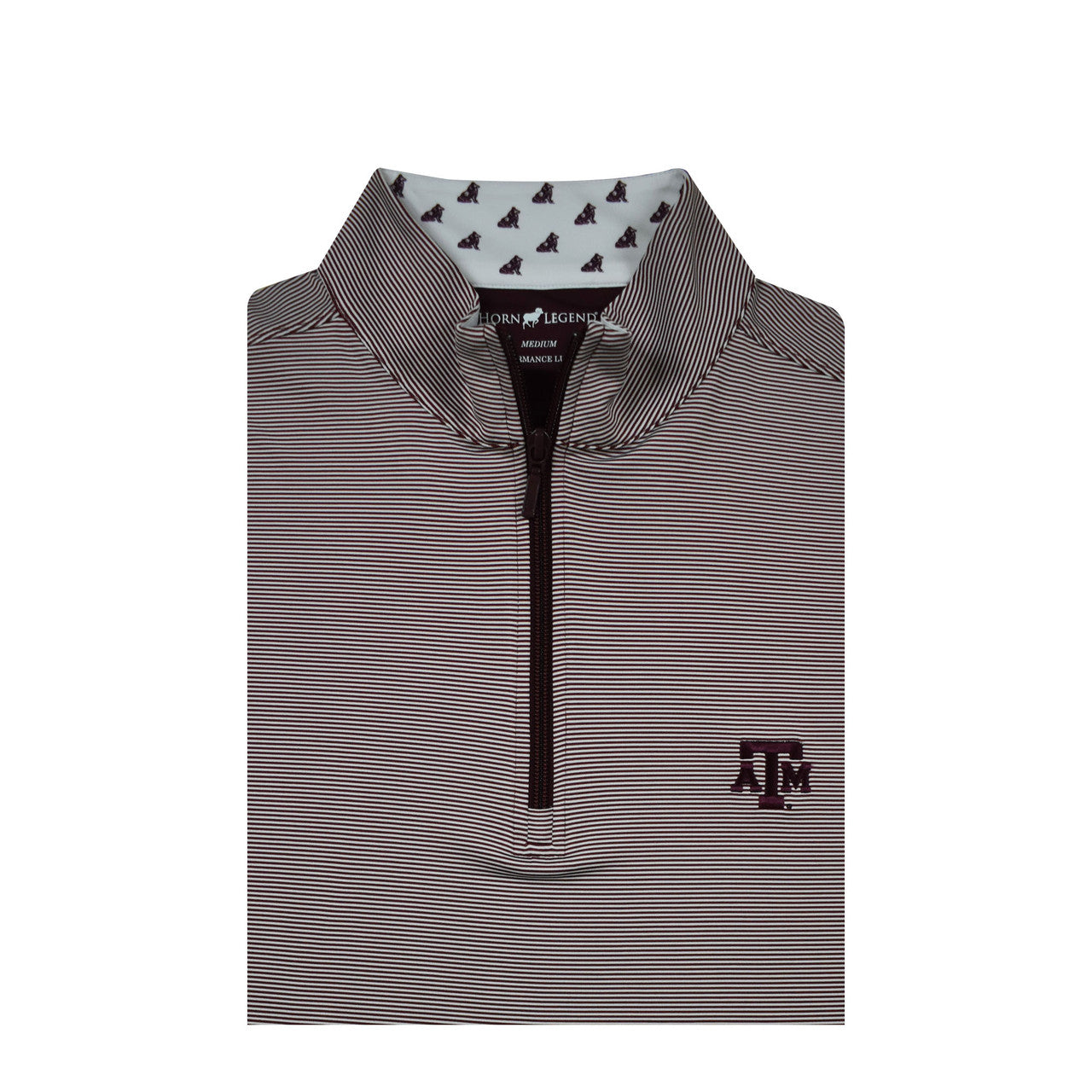 Texas A&M 1/24 Stripe Performance Pullover