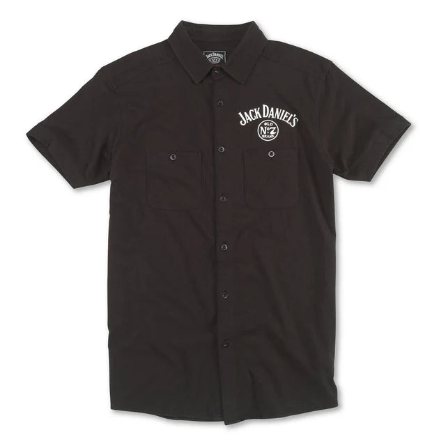 Brew Master Button Up Short Sleeve Shirt Jack Daniel's