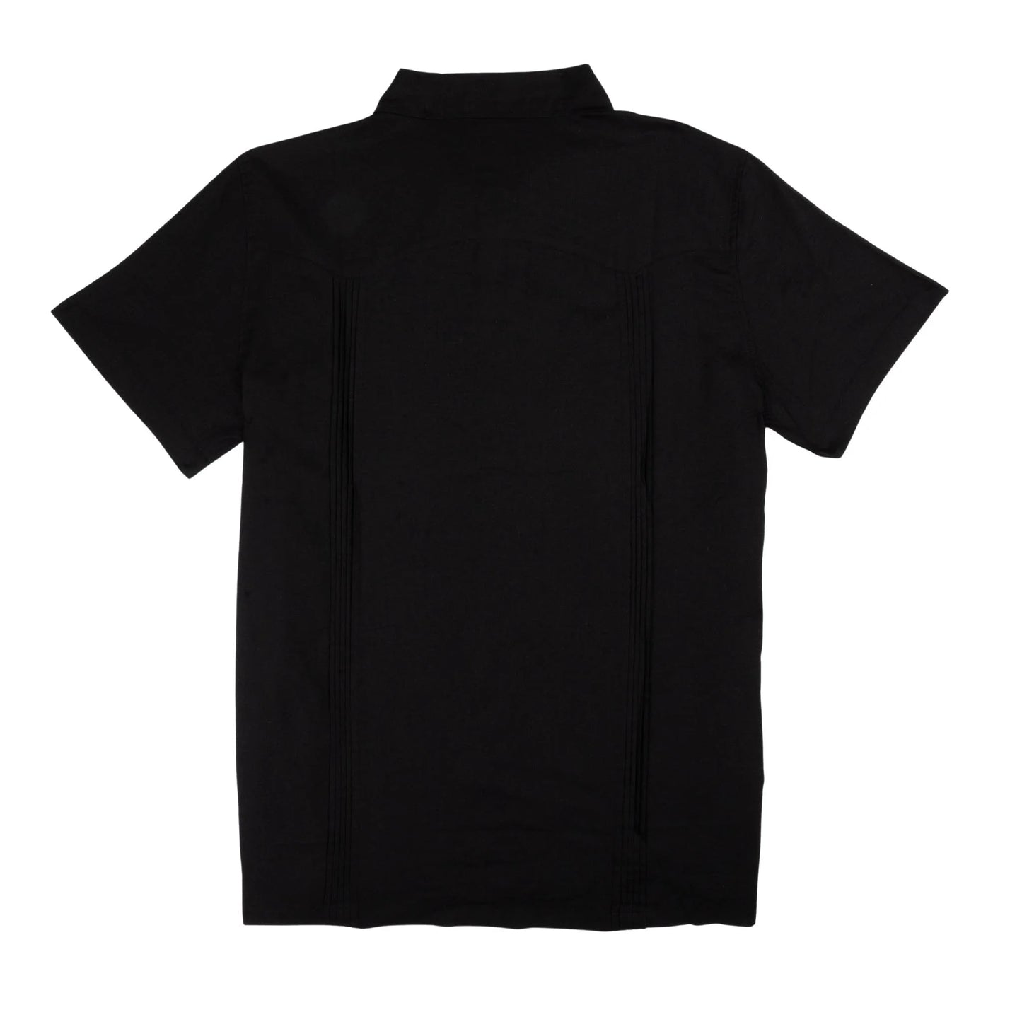 Caballero Guayabera - Black/Cream