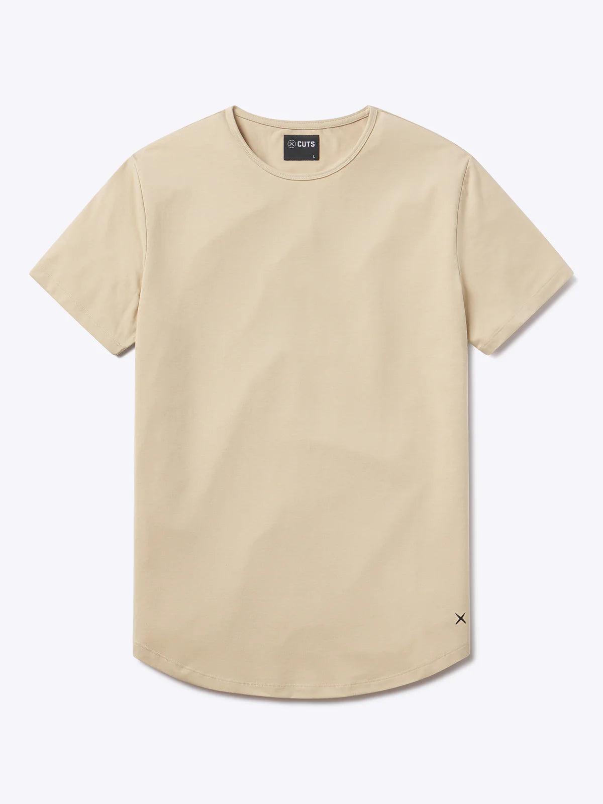 AO Curve-Hem Tee- Khaki