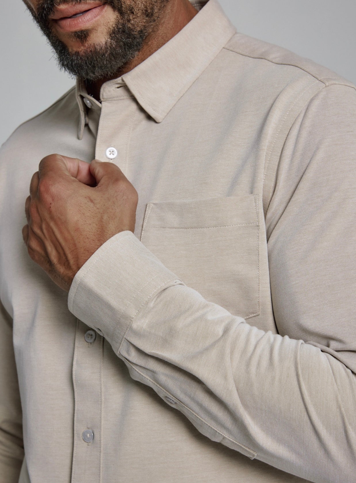 OXFORD STRETCH - Tan