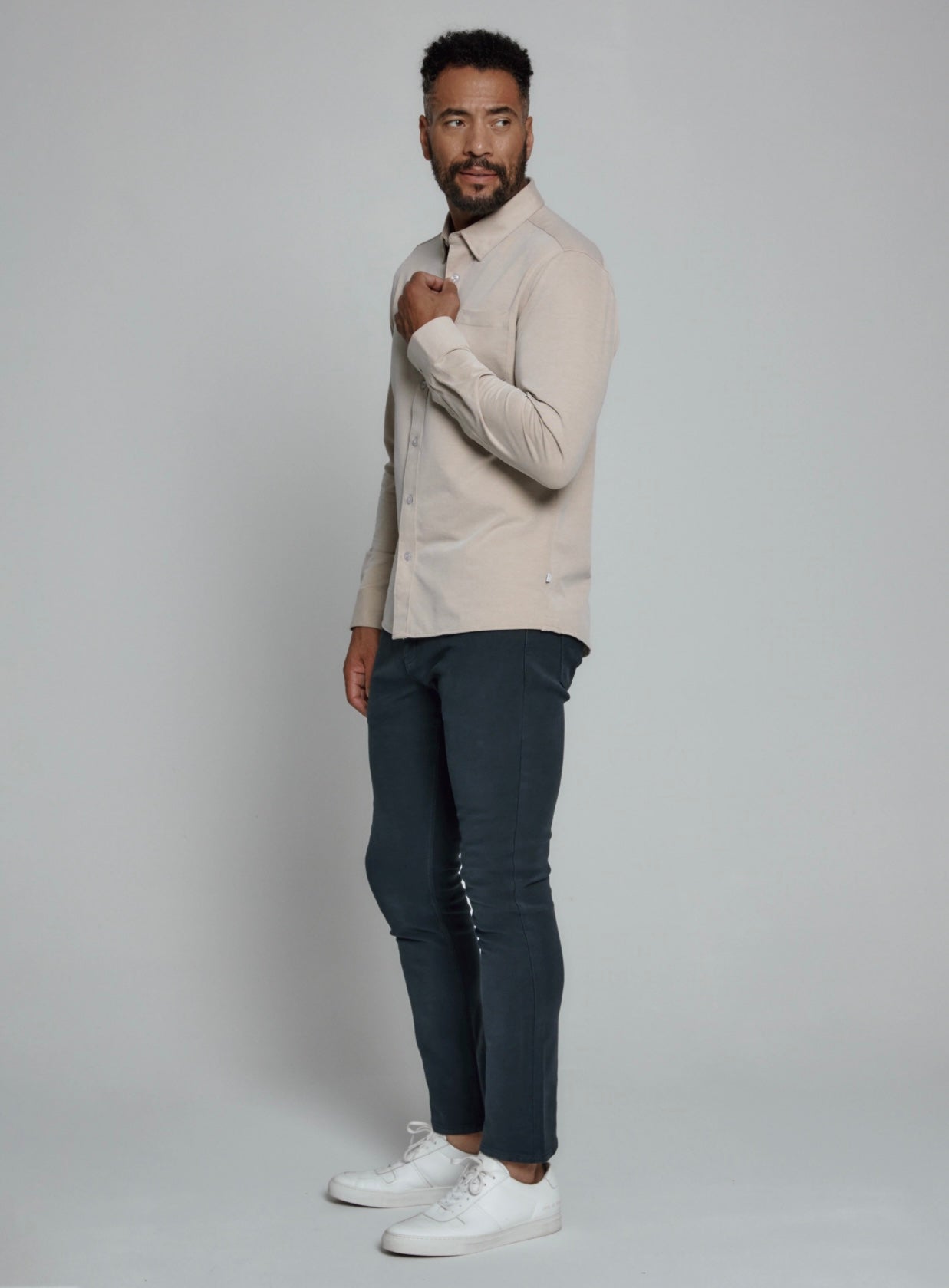 OXFORD STRETCH - Tan