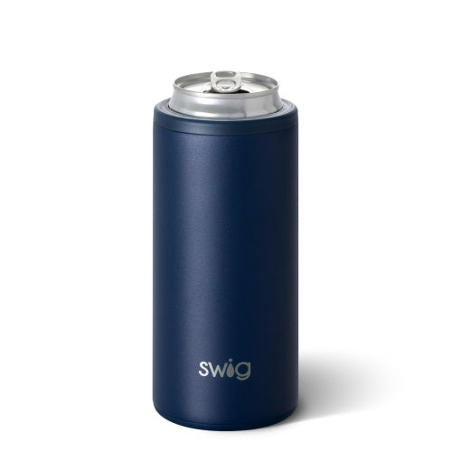 Navy Skinny Can Cooler (12oz)