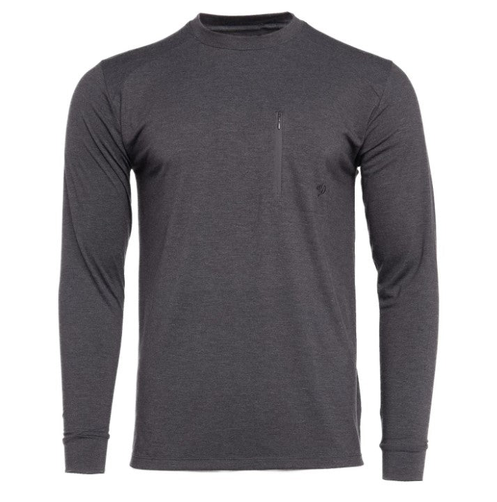 Charcoal Lightweight Bamboo Crew