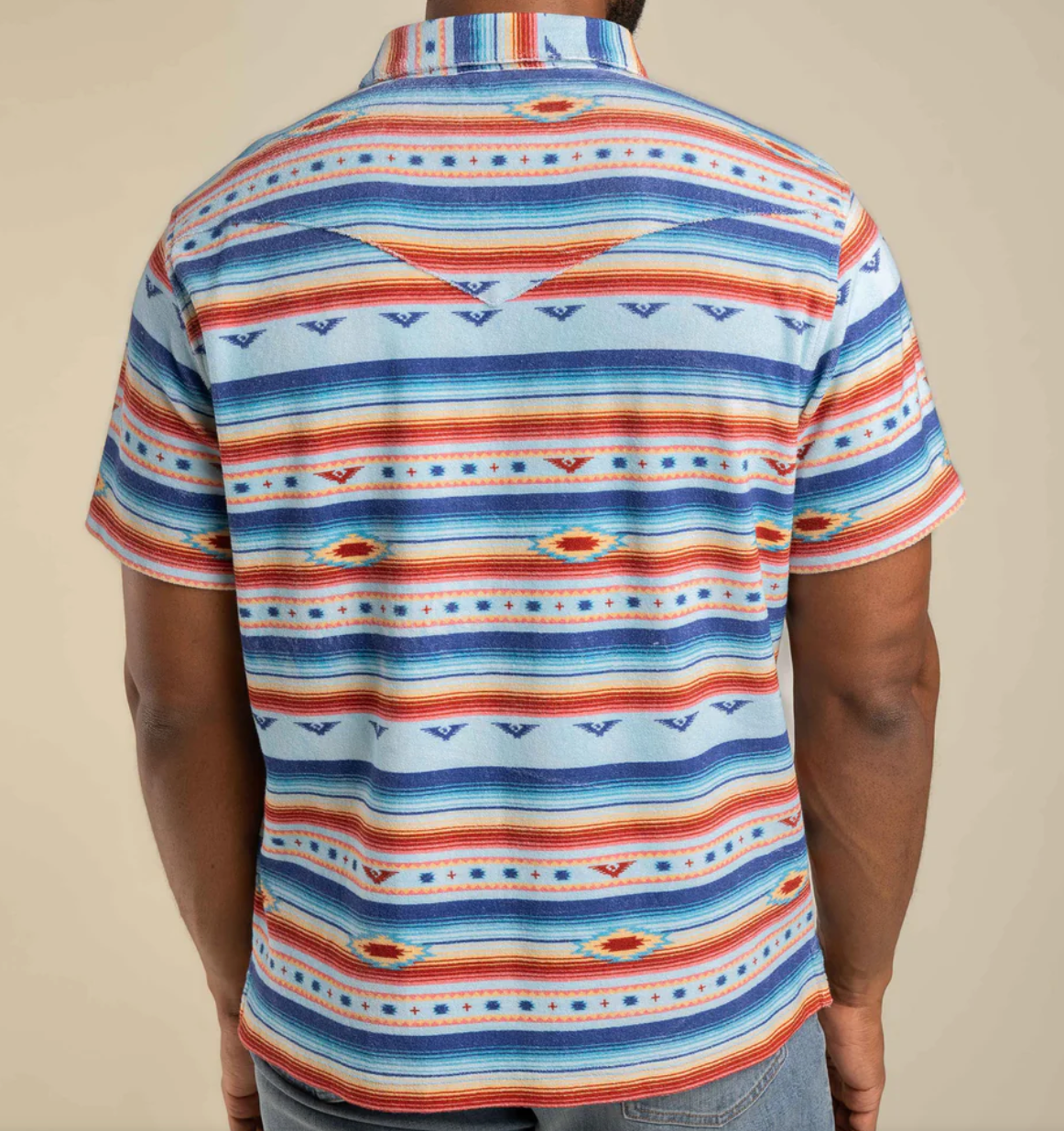 Cantina Terry Polo Blue/Red