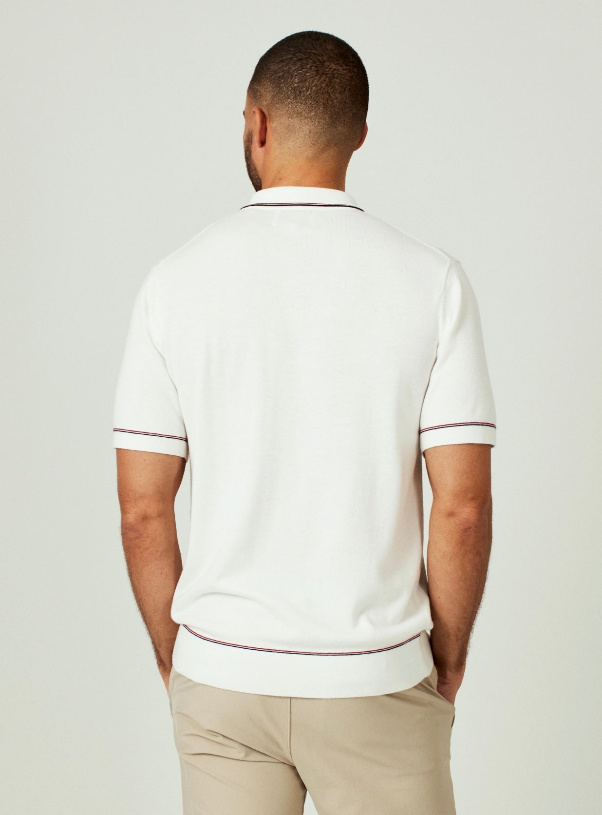 Enzo Striped Sweater Polo