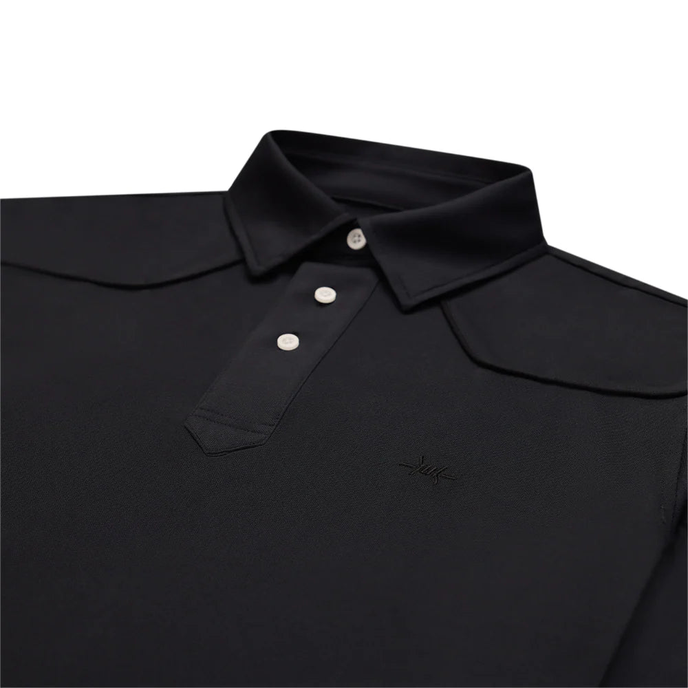 Lariat Western Polo - Cannon Black