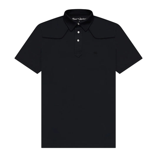 Lariat Western Polo - Cannon Black