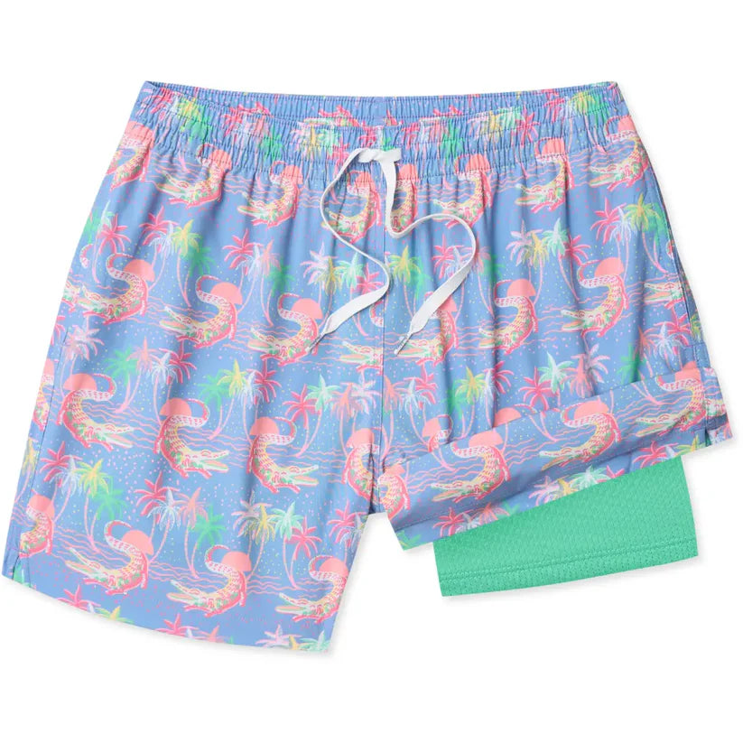 The Rock-a-Crocs Swim Trunks - 5.5" inseam lined