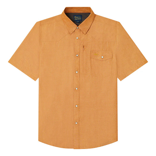 Western Field Shirt - Short Sleeve - Burnt Orange