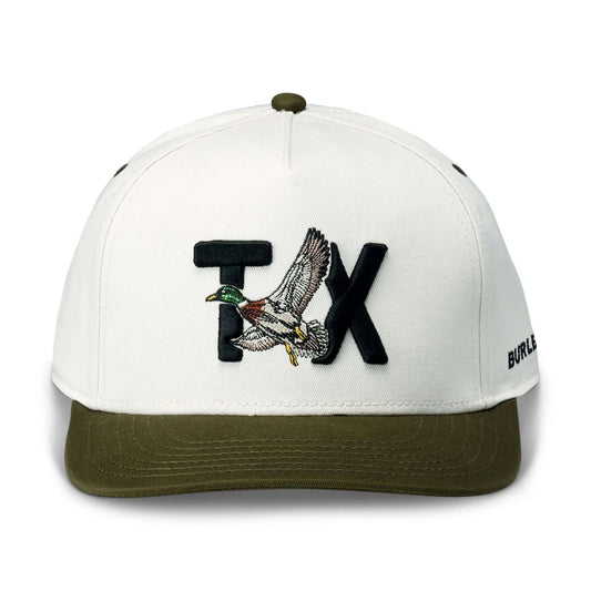 Cap - TX Mallard - Cream & Green Bill