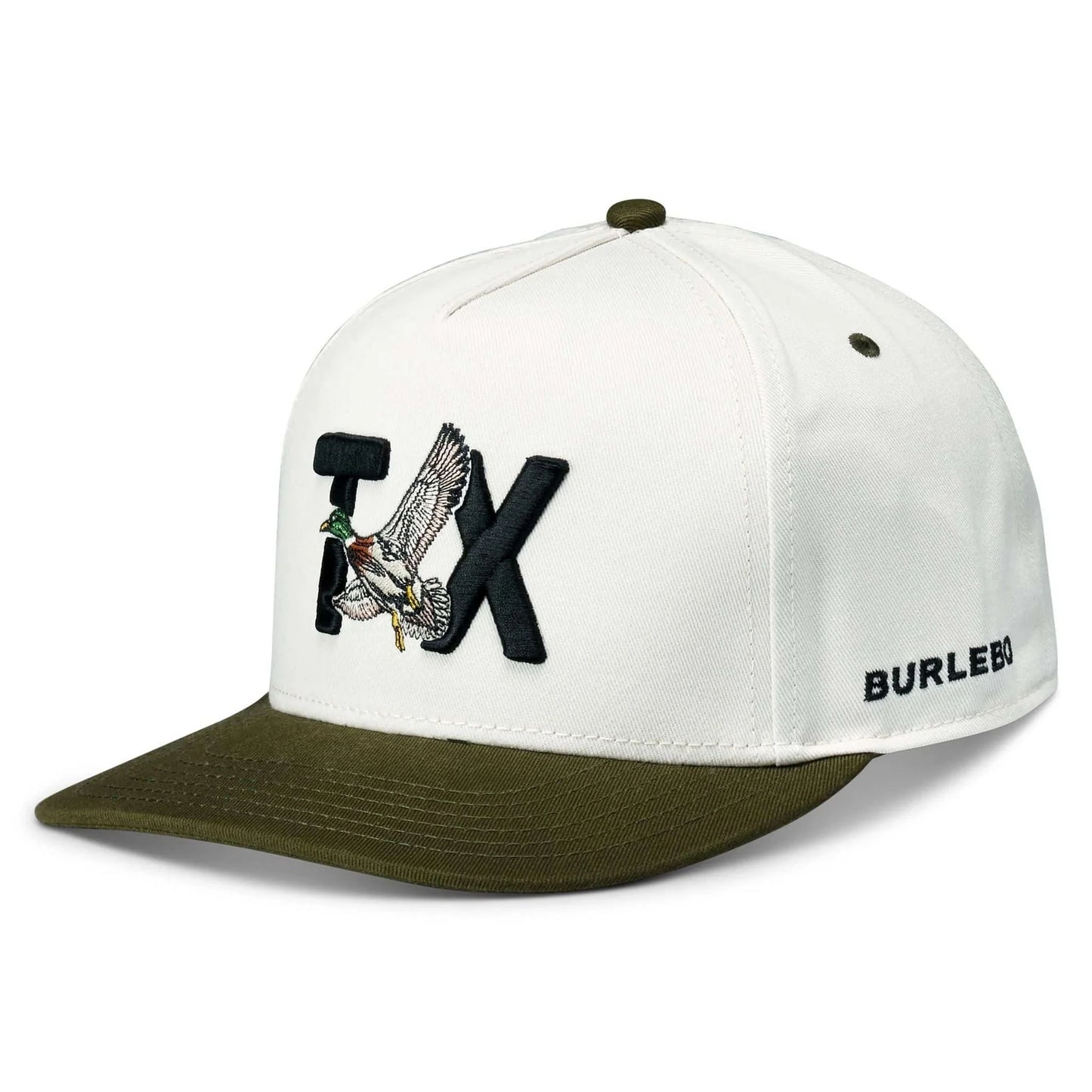 Cap - TX Mallard - Cream & Green Bill