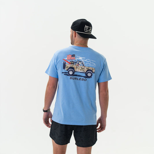 Camo Beach Cruiser Pocket Tee