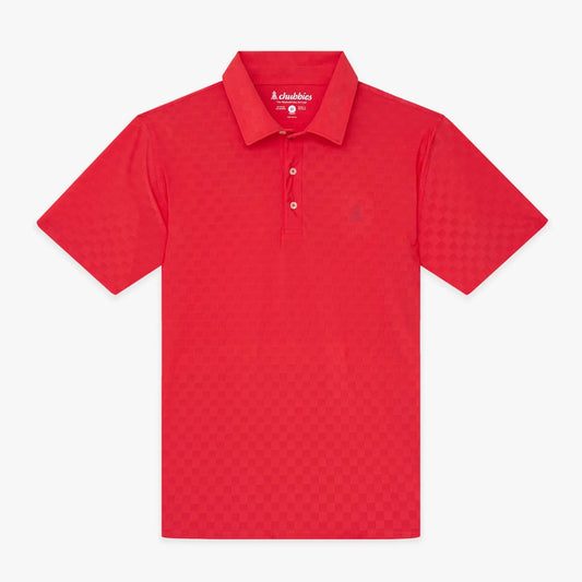 Textured Performance Polo - The Chili Pepper