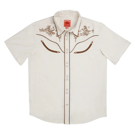 The Prescott Western Shirt - Wheat