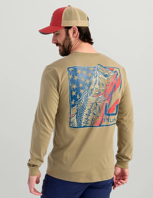KC Freshwater Icon Long Sleeve Pocket Tee