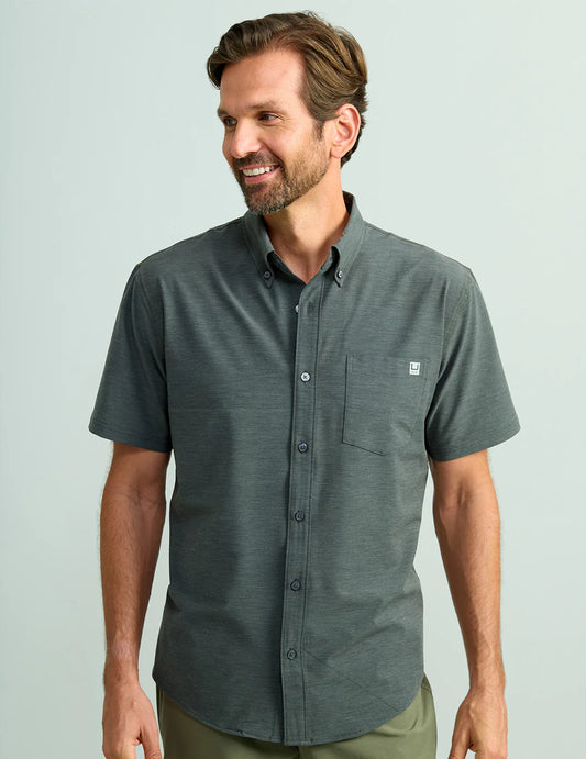 Kona Button-Down Volcanic Ash