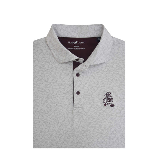 Texas A&M Ol' Sarge Football State Inspired Jigsaw Polo
