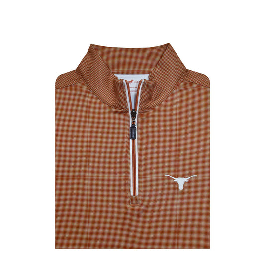 Texas Longhorns Burnt Orange Shepherd Prestige Zip Pullover