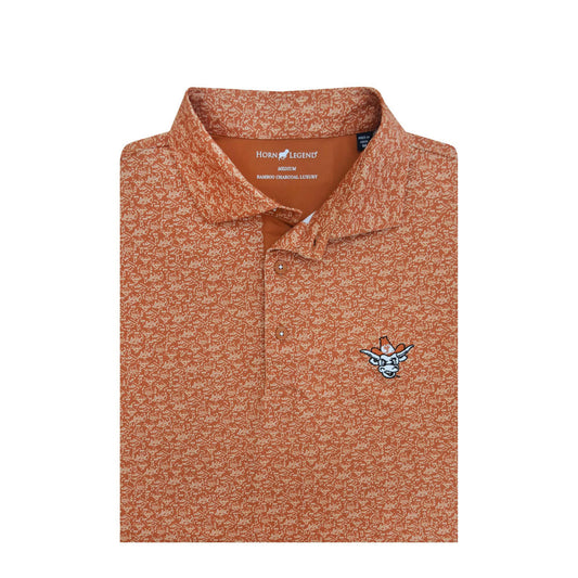 Texas Longhorns Vintage Bevo Burnt Orange Playbook Polo