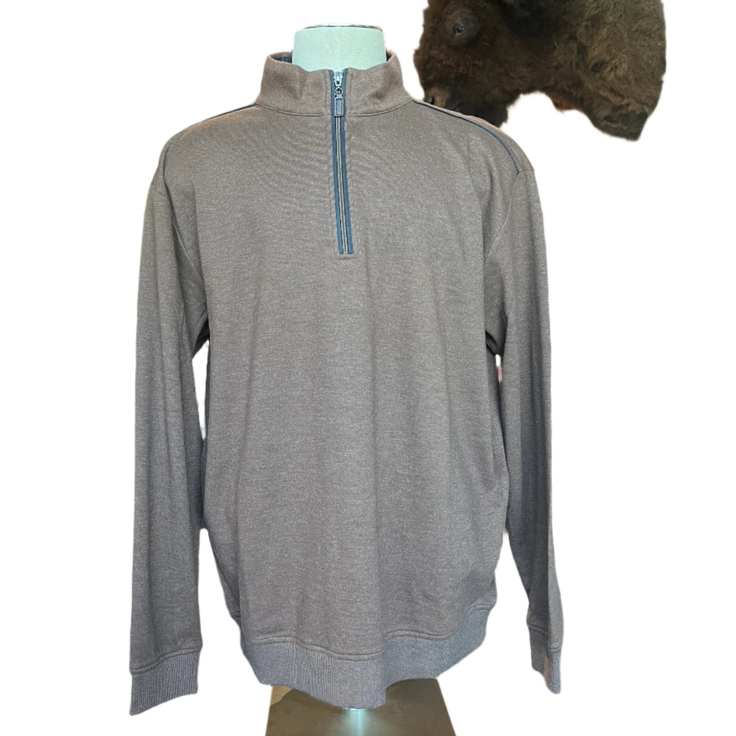 Barnwood Elbow Patch 1/4 Zip