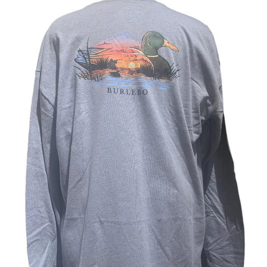 Scenic Duck-Dark Heather Grey LS