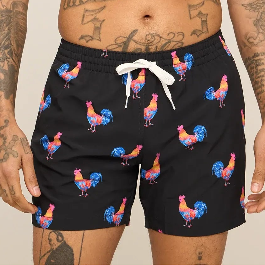 Lined Classic Swim Trunk - The Cockadoodle Doozies - 5.5