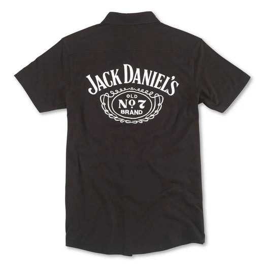 Brew Master Button Up Short Sleeve Shirt Jack Daniel's