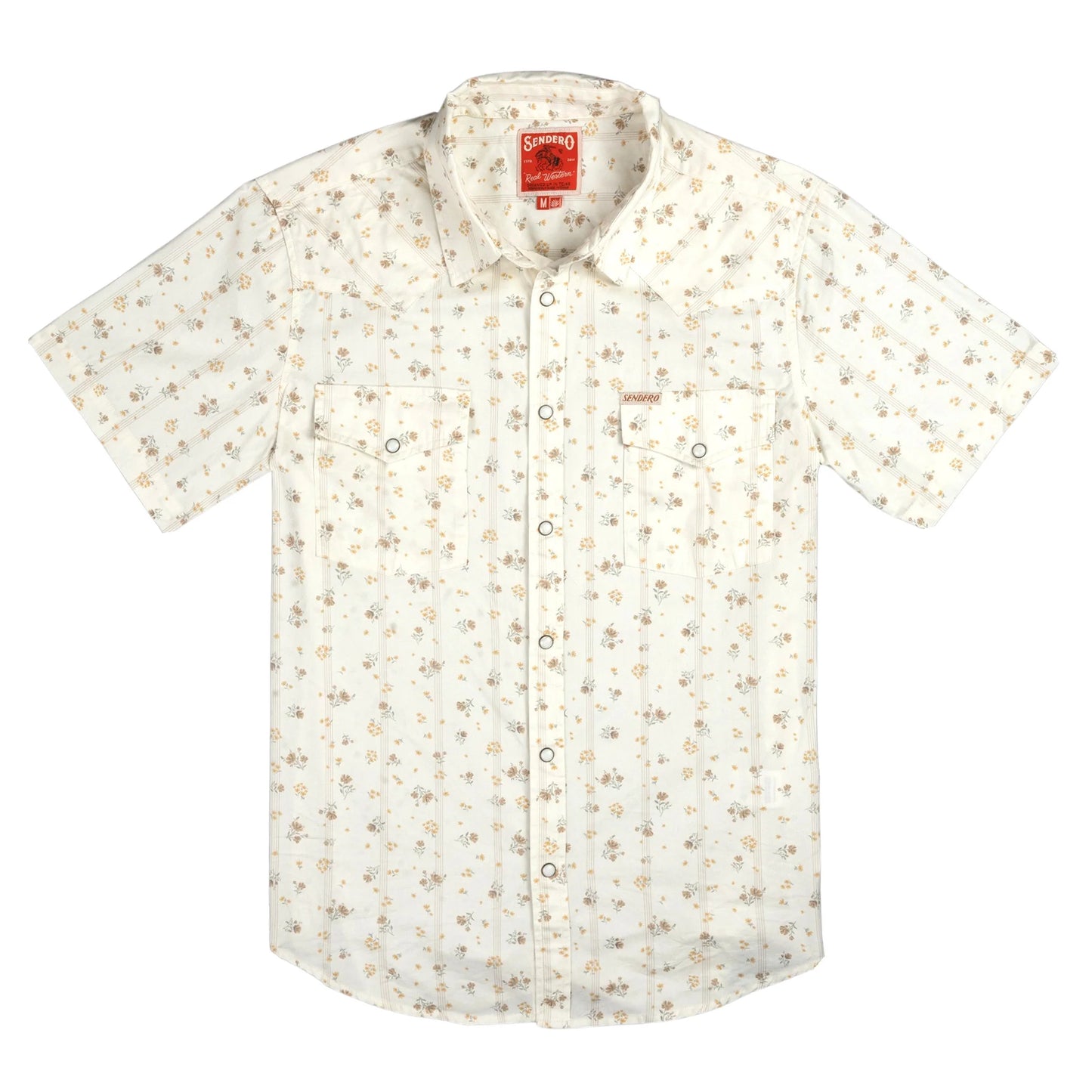 The Wyatt Pearl Snap Short Sleeve Serape Shirt - Dustbloom