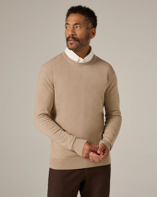 Alcott Crewneck Sweater - Tan