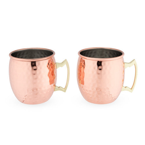 Hammered Moscow Mule Cups - 2 pack