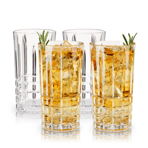 HIGHLAND HIGHBALL TUMBLERS SET OF 4